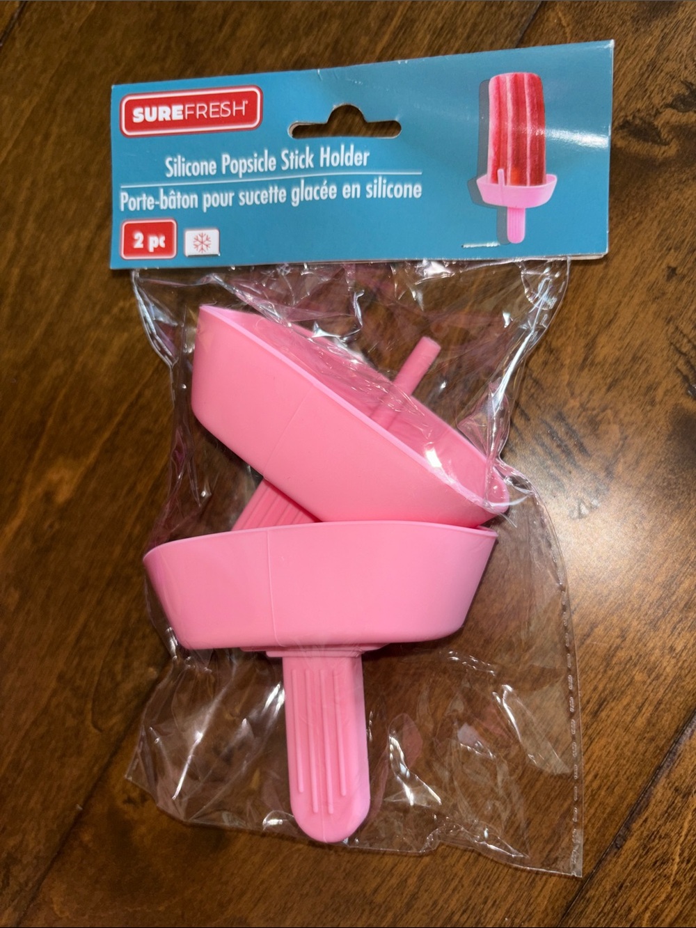 Refresh Pink Silicone Popsicle Holders - 2 Pack